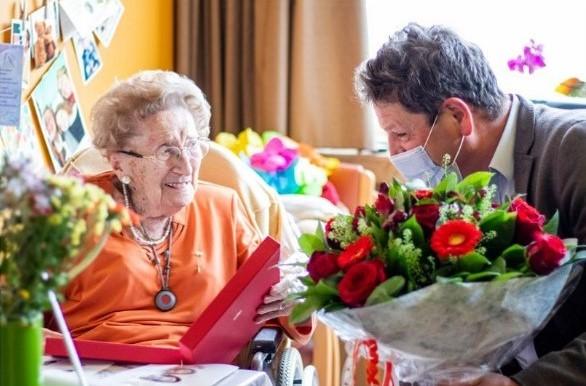 Hilda Vanden Bergh wordt 100 jaar
